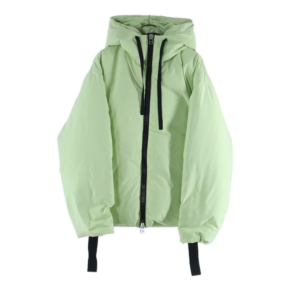 OAMC(オーエーエムシー) ithium Jacket2.0 ナイロンフーデッド ダウンジャケット イエローグリーン OAMT440701