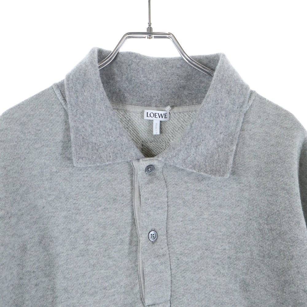 LOEWE(ロエベ) Polo Sweatshirt ポロスウェットシャツ グレー H526Y23X44