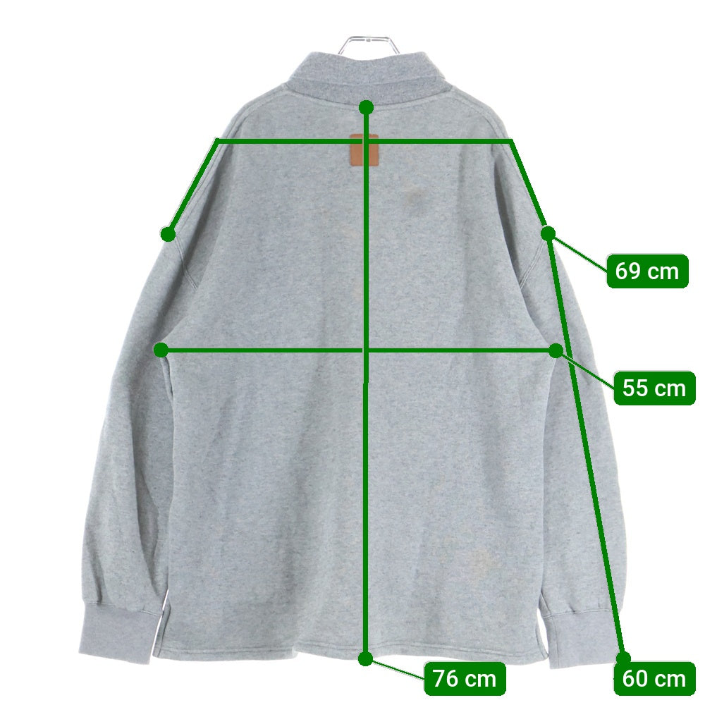 LOEWE(ロエベ) Polo Sweatshirt ポロスウェットシャツ グレー H526Y23X44
