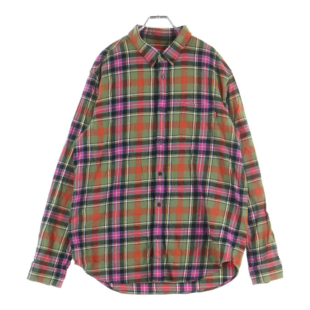 SUPREME(シュプリーム) 17AW Tartan Flannel Shirt 長袖シャツ マルチカラー