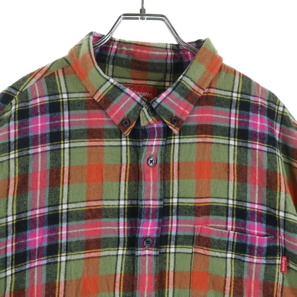SUPREME(シュプリーム) 17AW Tartan Flannel Shirt 長袖シャツ マルチカラー