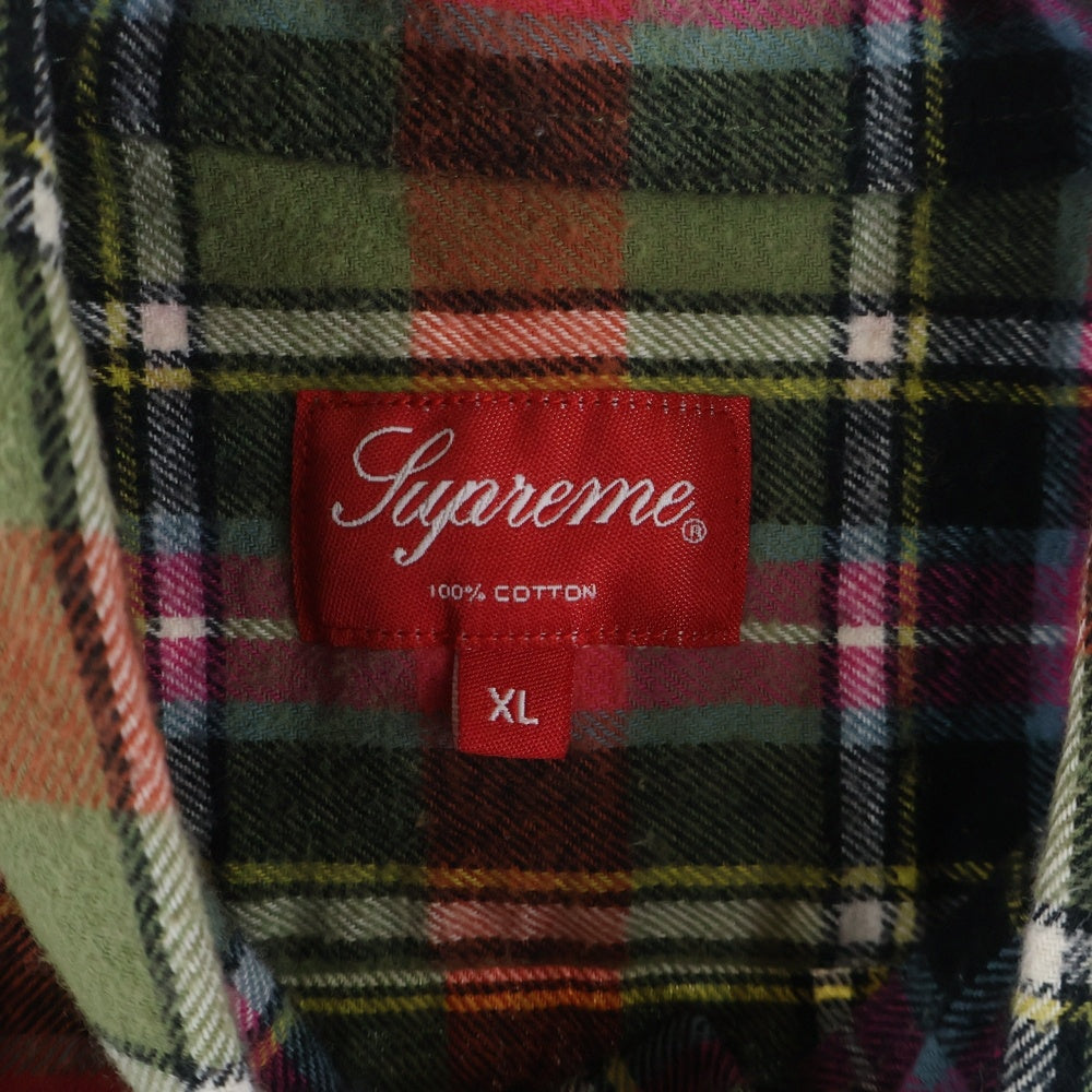 SUPREME(シュプリーム) 17AW Tartan Flannel Shirt 長袖シャツ マルチカラー