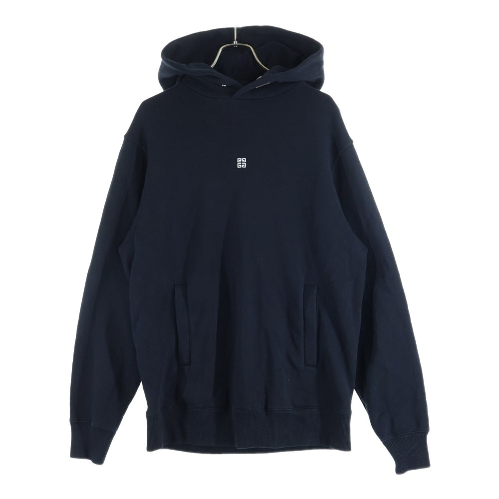 GIVENCHY(ジバンシィ) ボタンロゴスウェットプルオーバーパーカー ブラック BMJ0G3Y78