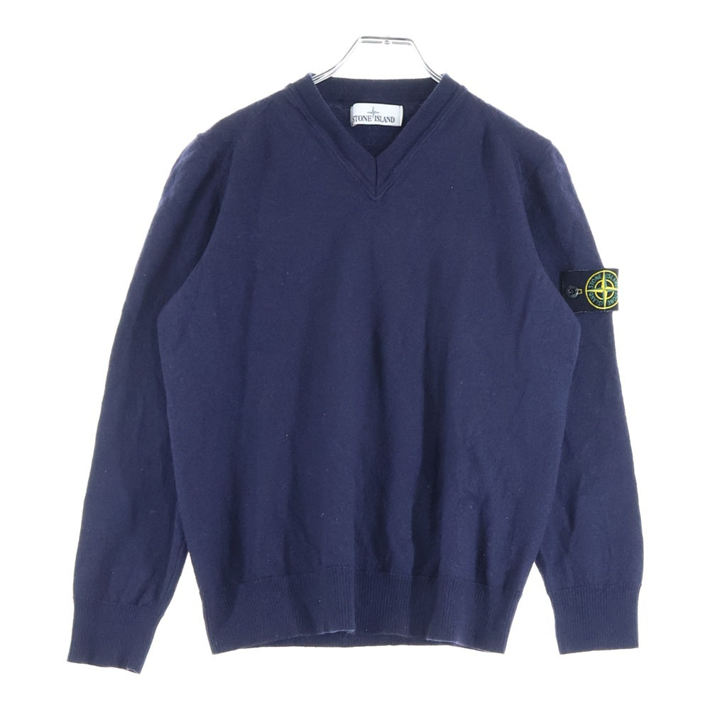 【美品‼️】STONE Lサイズ ニット セーター ストーンアイランド STONE ISLAND(ストーンアイランド) V-Neck SWEATER Vネック ウール