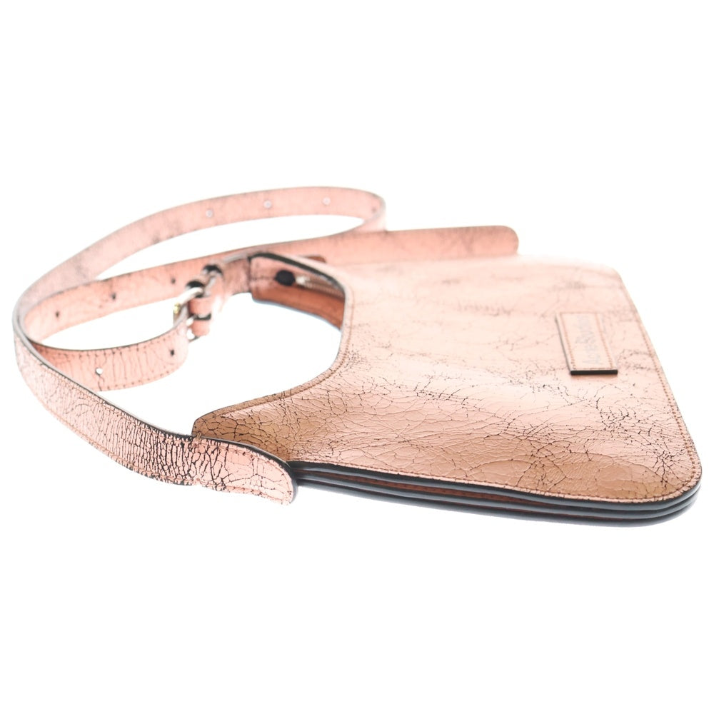 Acne Studios(アクネ ストゥディオズ) Platt micro Shoulder Bag プラットマイクロショルダーバック レザーハンドバッグ ピンク レディース