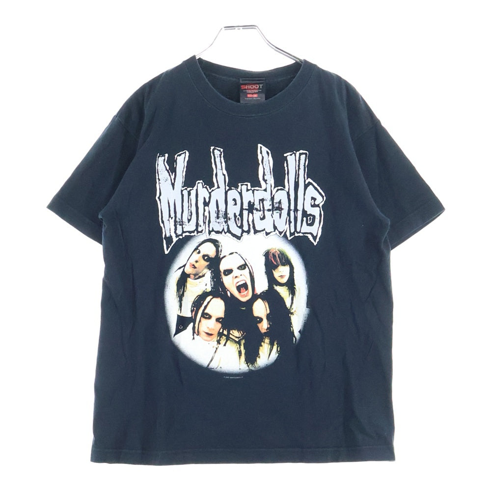 VINTAGE(ヴィンテージ) 00s Murder dolls マーダードールズ 半袖Tシャツ カットソー ブラック