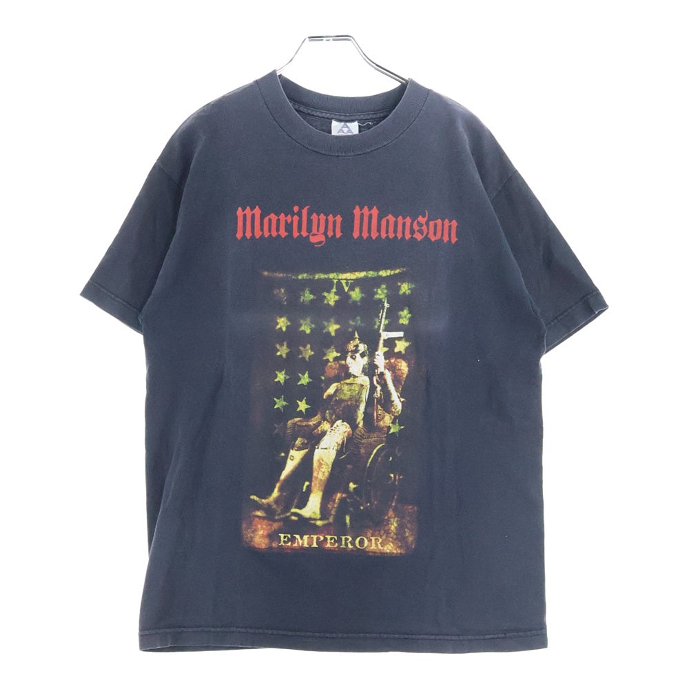 VINTAGE(ヴィンテージ) 90s Marilyn manson TOUR T-shirts ツアーTシャツ マリリンマンソン グラフィック半袖Tシャツ カットソー ブラック