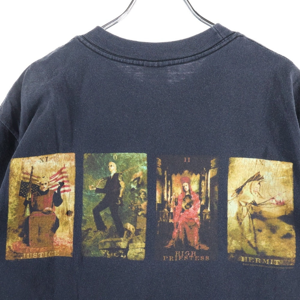 VINTAGE(ヴィンテージ) 90s Marilyn manson TOUR T-shirts ツアーTシャツ マリリンマンソン グラフィック半袖Tシャツ カットソー ブラック