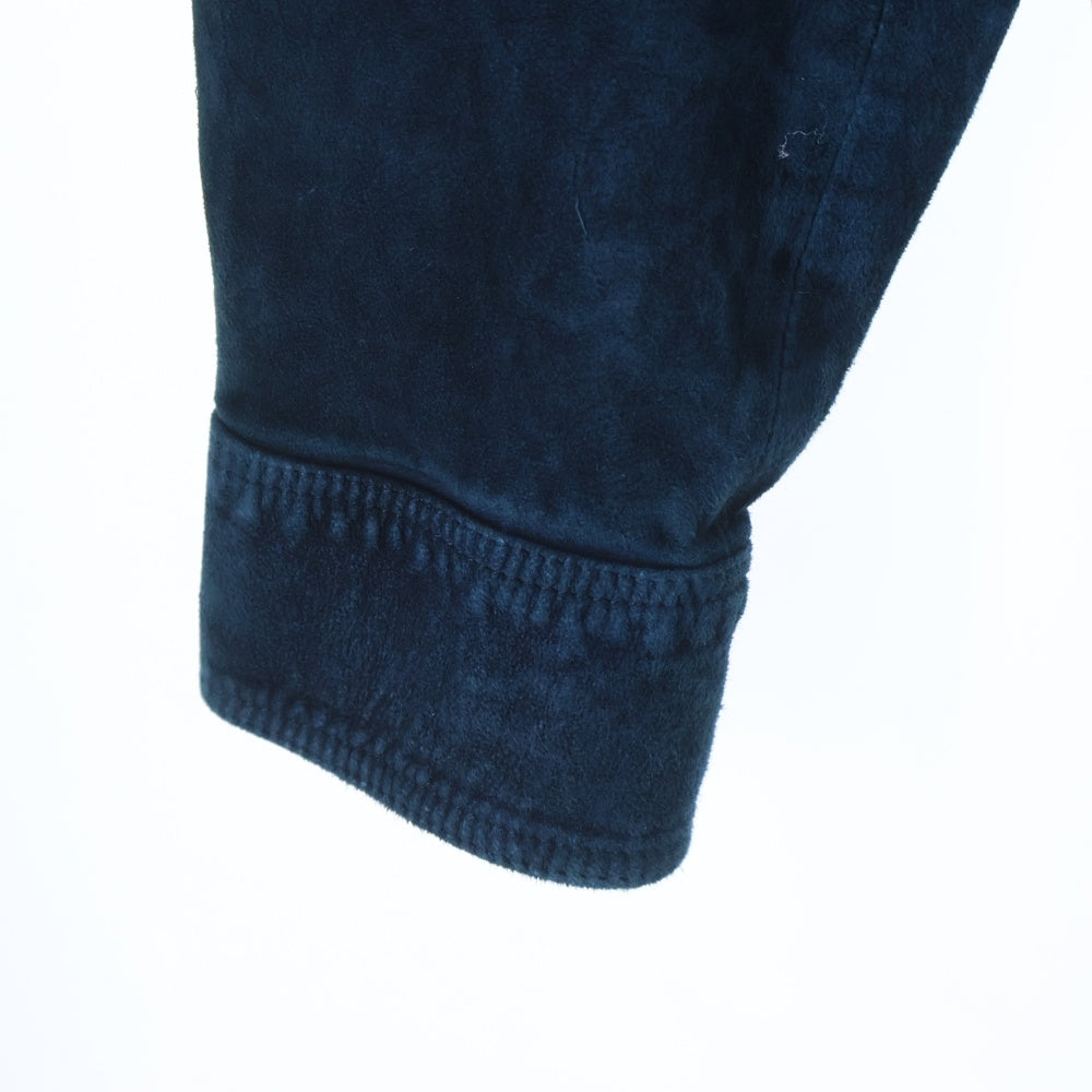 ISAMU KATAYAMA BACKLASH(イサムカタヤマバックラッシュ) スエードジップアップジャケット レザージャケット ブルー 1878-04