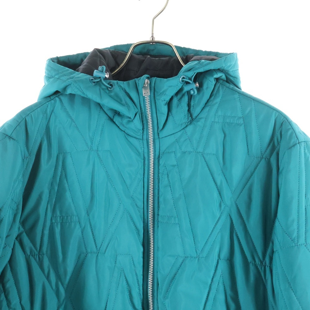 Armani Exchange(アルマーニ エクスチェンジ) キルティングダウンジャケット フード付きダウンジャケット ブルー 6HZB46 ZNKRZ