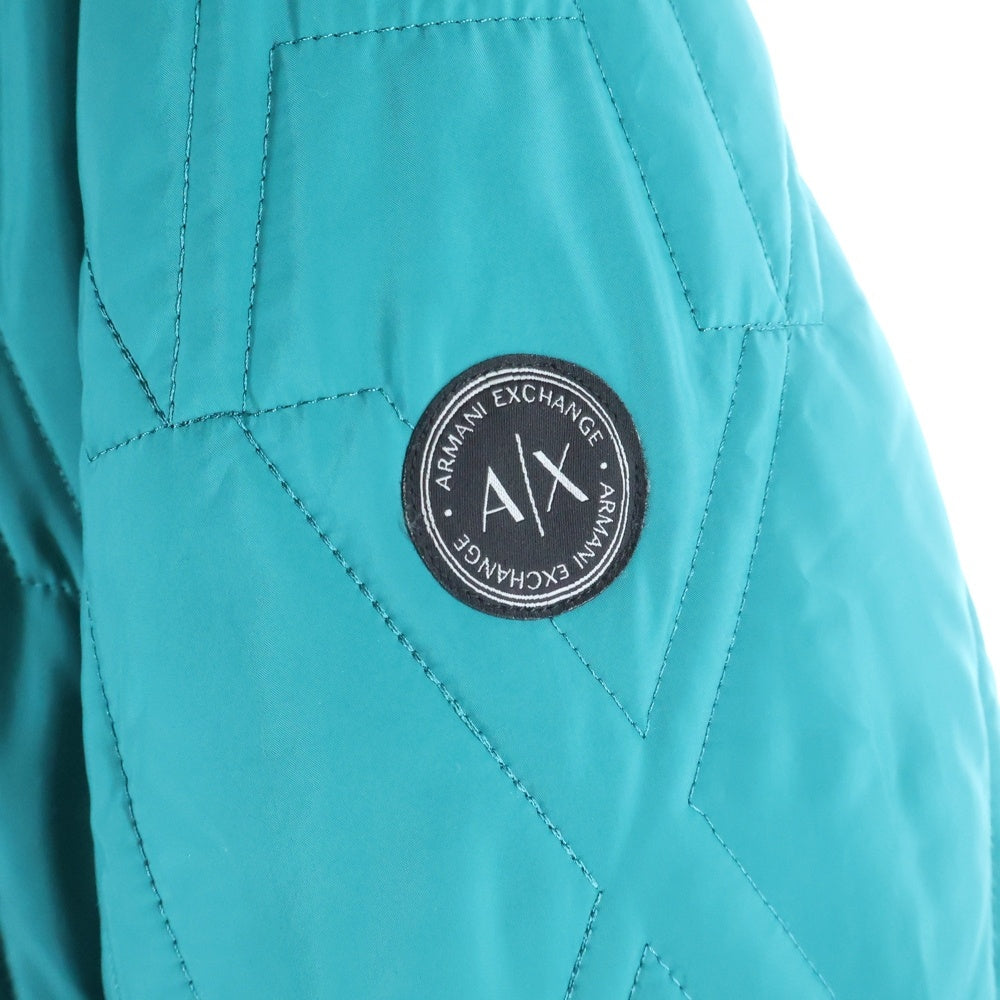 Armani Exchange(アルマーニ エクスチェンジ) キルティングダウンジャケット フード付きダウンジャケット ブルー 6HZB46 ZNKRZ