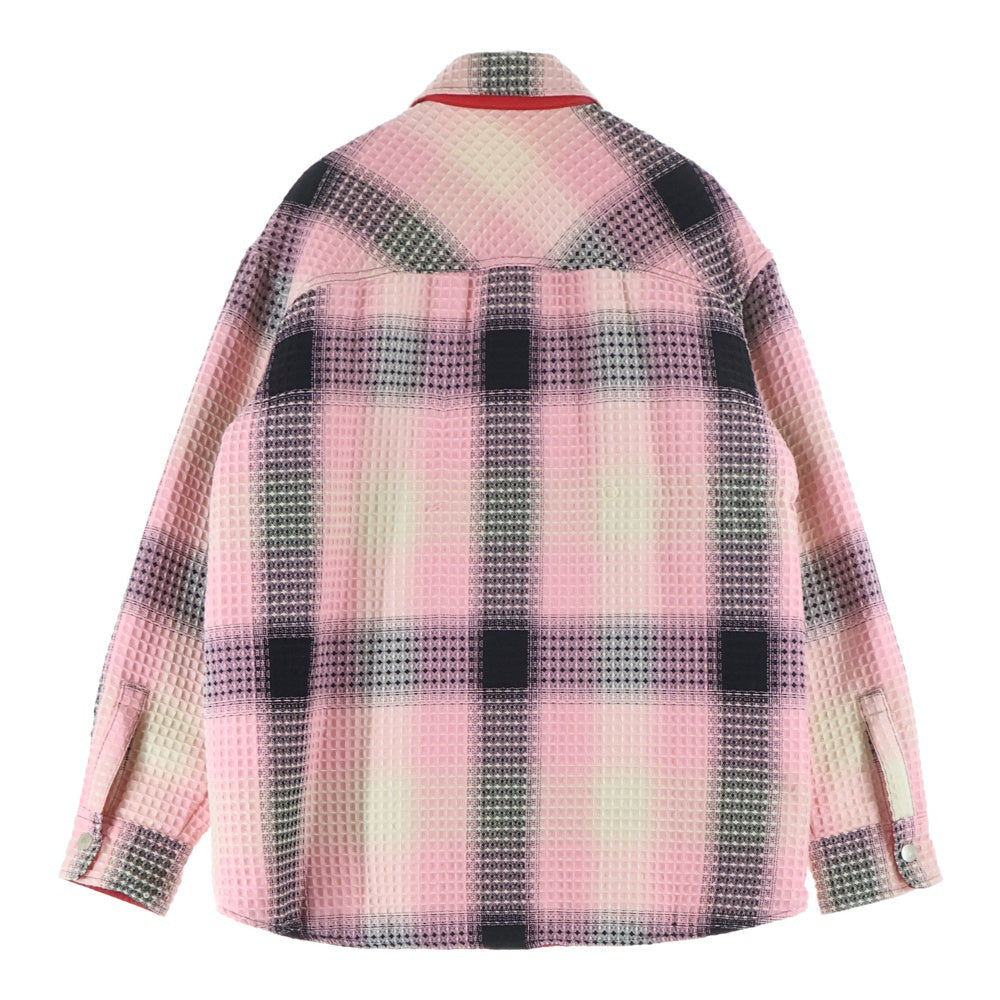 DIESEL(ディーゼル) J-PETTER リバーシブル チェックジャケット シャツジャケット ピンク A06245