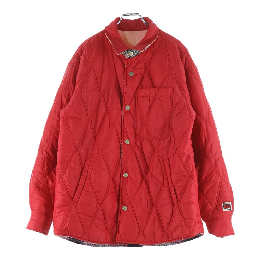 DIESEL(ディーゼル) J-PETTER リバーシブル チェックジャケット シャツジャケット ピンク A06245