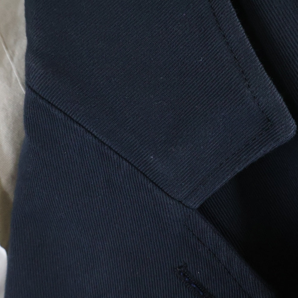 doublet(ダブレット) SILK CHINO CUT-OFF JACKET シルクチノ カットオフ ジャケット ネイビー 21SS10JK39