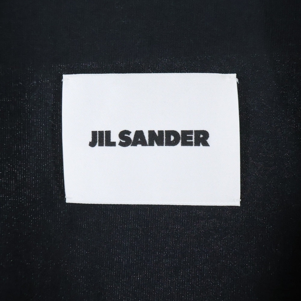 JIL SANDER(ジルサンダー) 25SS SWEATSHIRT W ZIP J22HG0105 J20254 ダブルジップ ジップアップブルゾン ブラック
