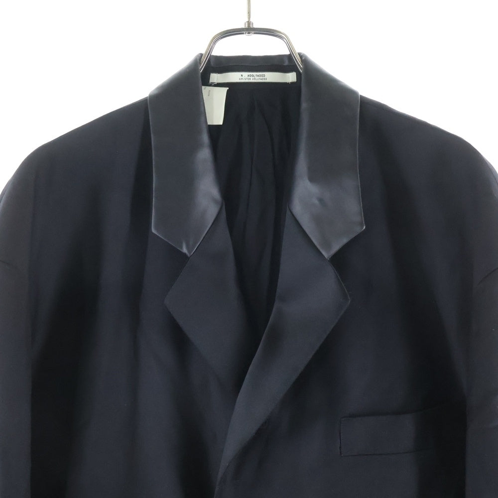 N.HOOLYWOOD(エヌハリウッド) ラベル切り替え 3Bシングルテーラードジャケット ブラック 972-JK01