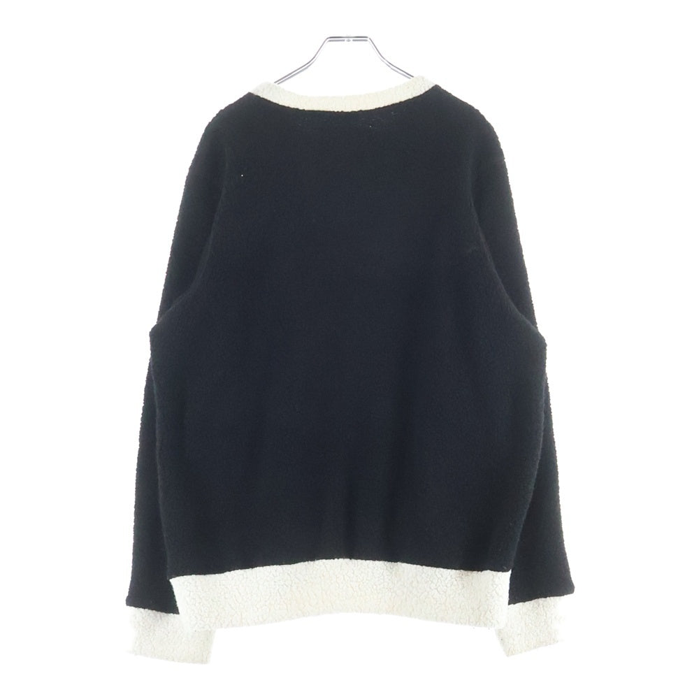 CASABLANCA(カサブランカ) ロゴニット クルーネックセーター ブラック MF21-JTP-033