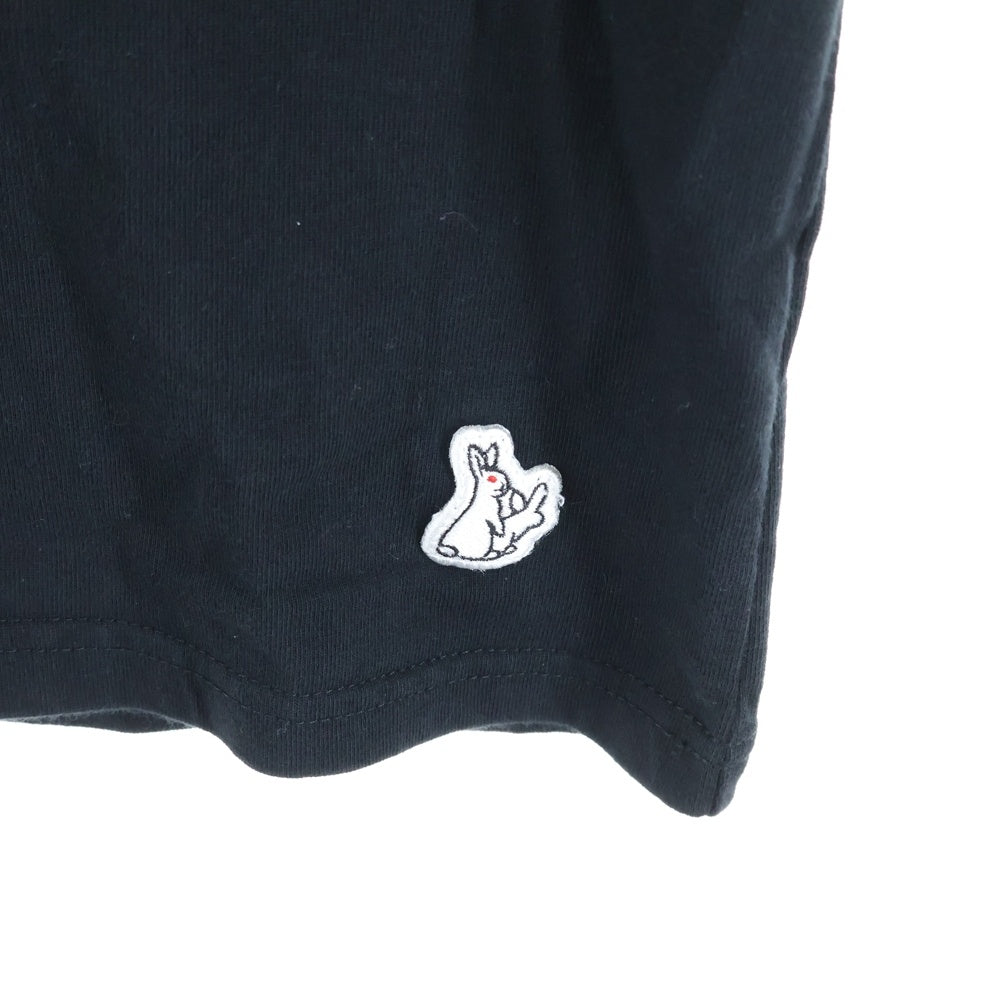 FR2(エフアールツー) ×XLARGE ×エクストララージ 両面ロゴプリント クルーネック半袖Tシャツ カットソー ブラック FRC1106