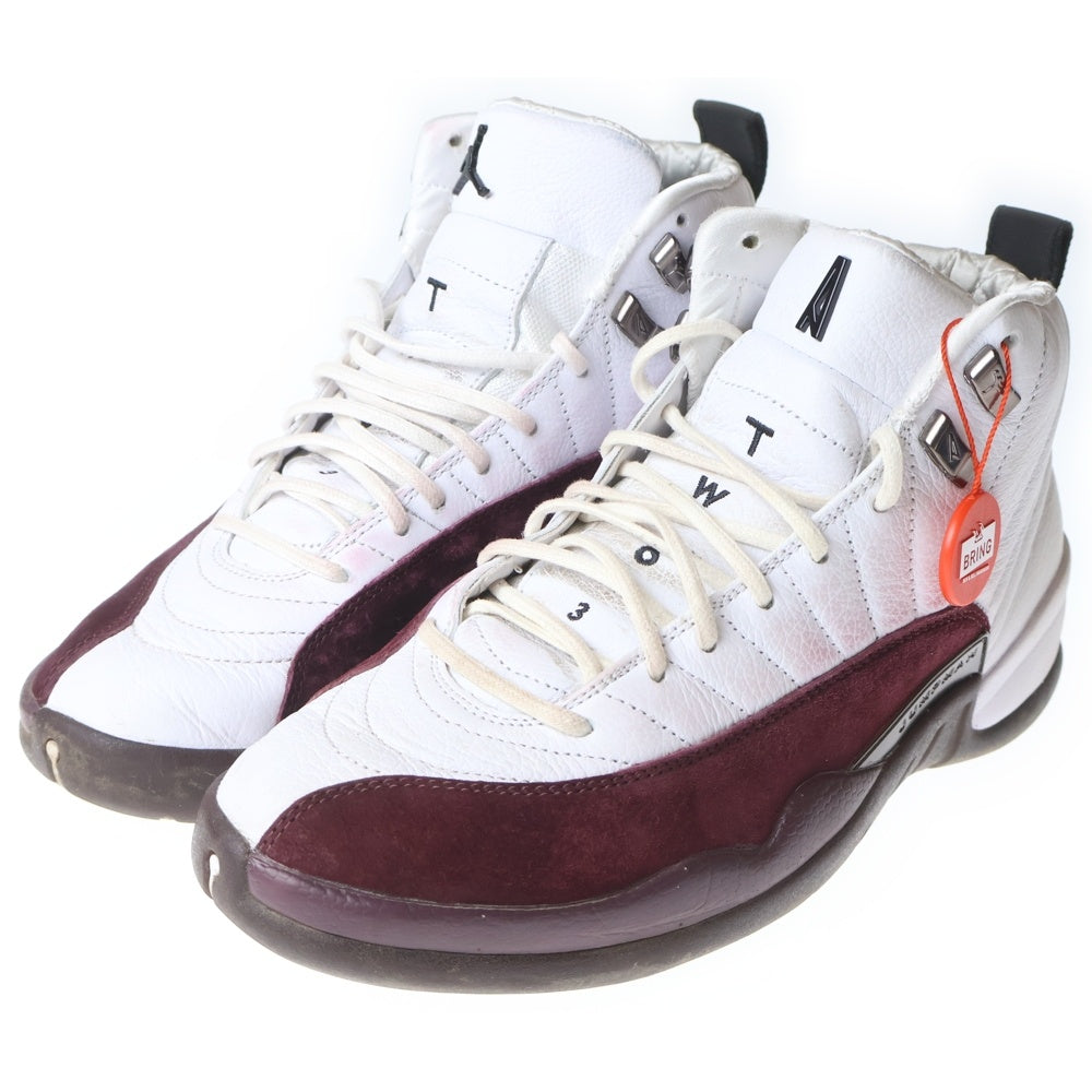NIKE(ナイキ) ×A MA MANIERE WMNS AIR JORDAN 12 RETRO SP DV6989-100 アママニエール ウィメンズ エアジョーダン12 ハイカットスニーカー ホワイト US10.5/27.5cm レディース