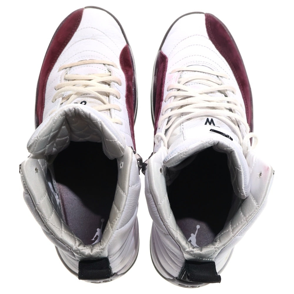 NIKE(ナイキ) ×A MA MANIERE WMNS AIR JORDAN 12 RETRO SP DV6989-100 アママニエール ウィメンズ エアジョーダン12 ハイカットスニーカー ホワイト US10.5/27.5cm レディース