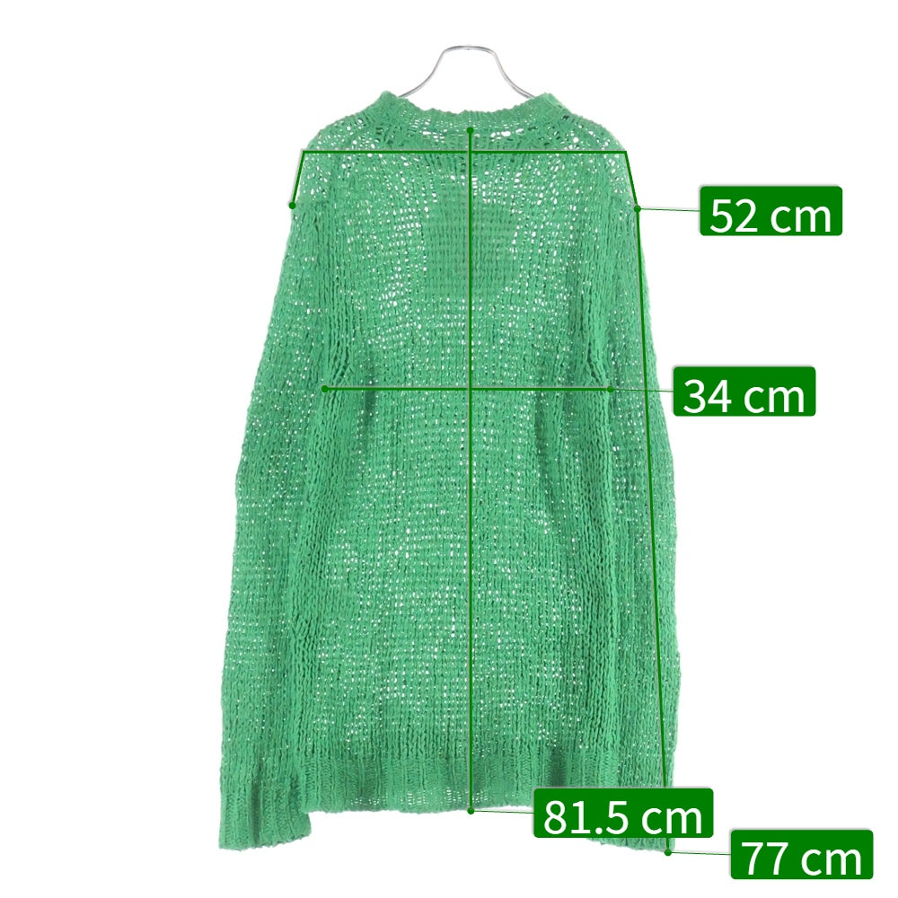 JIL SANDER(ジルサンダー) 21SS Crewneck Sweater Emerald クルーネック ニットセーター グリーン JSMS751042