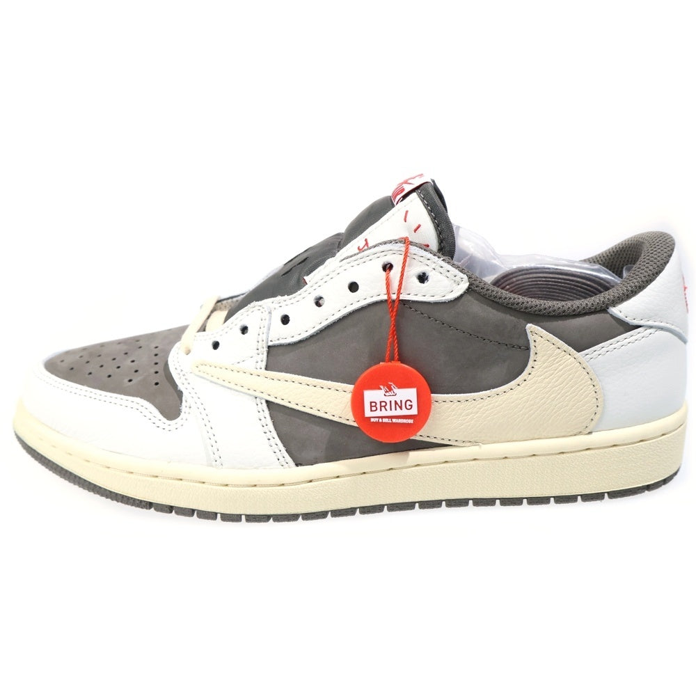 NIKE(ナイキ) ×TRAVIS SCOTT AIR JORDAN1 LOW OG SP トラヴィススコット エアジョーダン1 リバースモカ ローカットスニーカー ベージュ US10/28cm DM7866-162