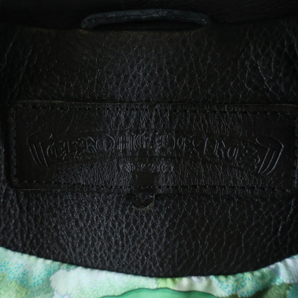 CHROME HEARTS(クロムハーツ) ×HERMES JJ DEAN エルメス JJディーン ダガージップライダース レザージャケット ブラック