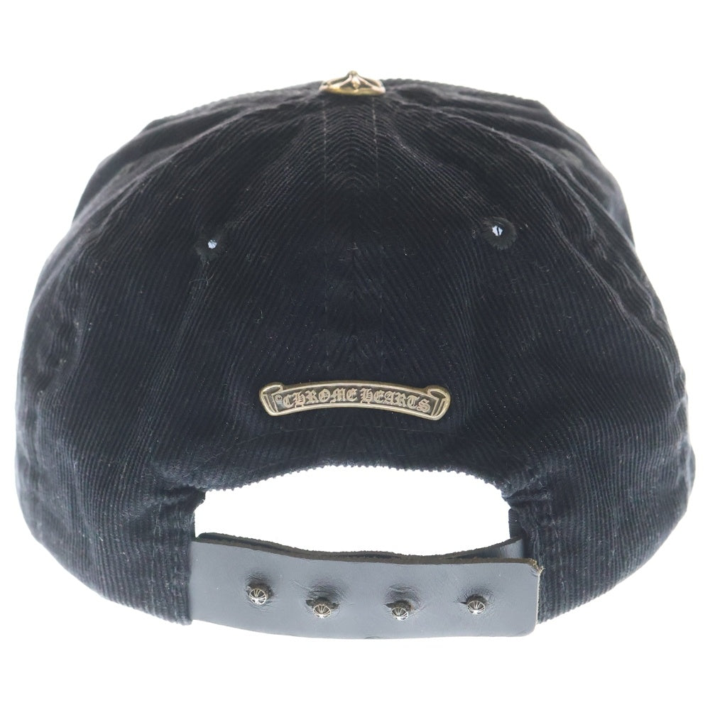 CHROME HEARTS(クロムハーツ) ヴァインダガー刺繍 コーデュロイ ベースボースキャップ