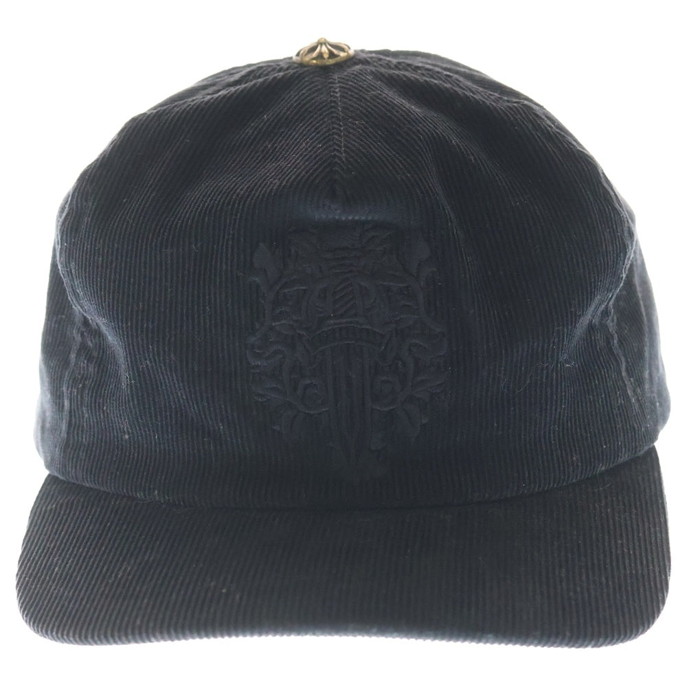 CHROME HEARTS(クロムハーツ) ヴァインダガー刺繍 コーデュロイ ベースボースキャップ