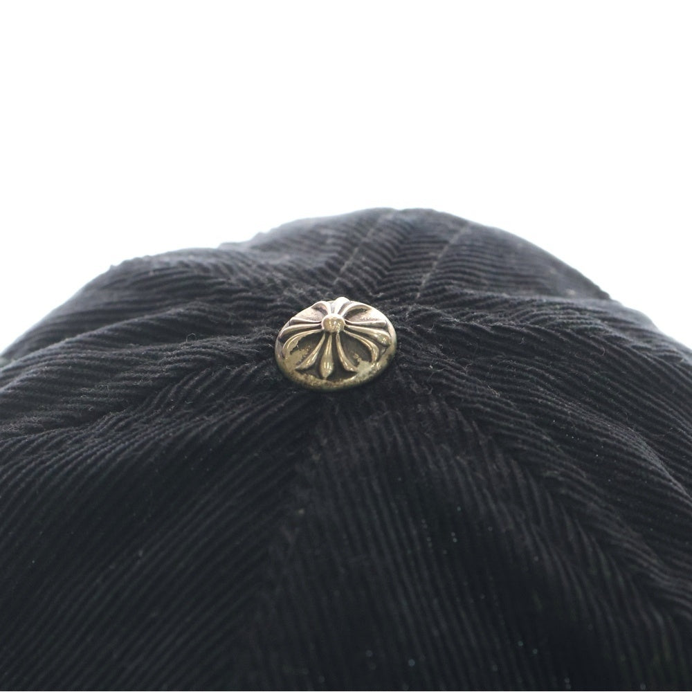CHROME HEARTS(クロムハーツ) ヴァインダガー刺繍 コーデュロイ ベースボースキャップ