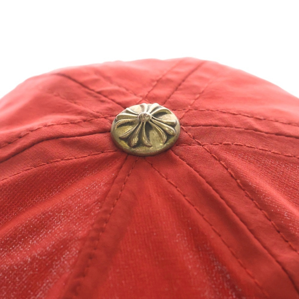 CHROME HEARTS(クロムハーツ) x Bella Hadid Slouch 5-Panel ベラハディット 5パネルキャップ メッシュキャップ 帽子 レッド