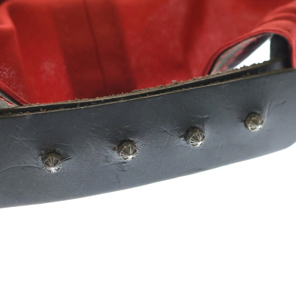 CHROME HEARTS(クロムハーツ) x Bella Hadid Slouch 5-Panel ベラハディット 5パネルキャップ メッシュキャップ 帽子 レッド