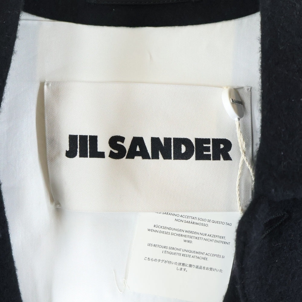 JIL SANDER(ジルサンダー) 23AW ワードローブ フェルトバージンウールジャケット ウール オーバーサイズシャツジャケット ブラック J23BN0006