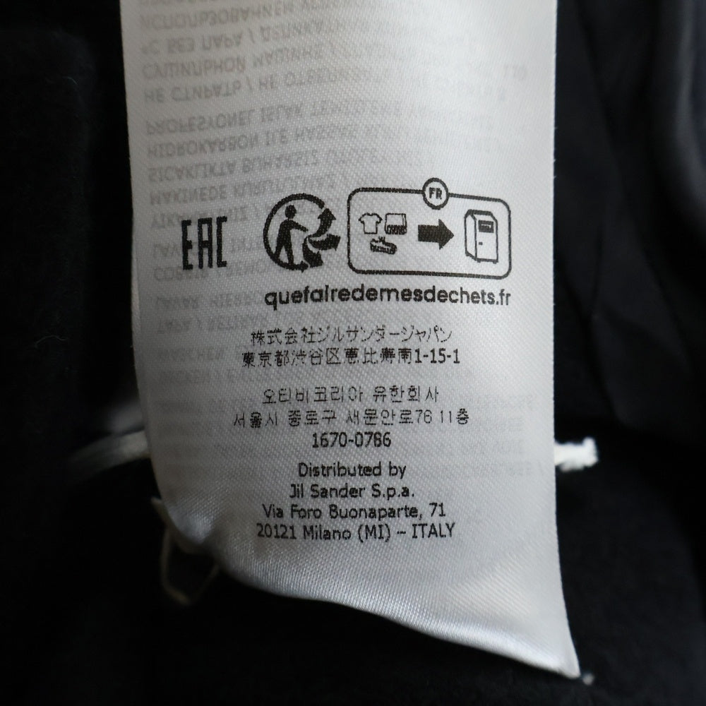 JIL SANDER(ジルサンダー) 23AW ワードローブ フェルトバージンウールジャケット ウール オーバーサイズシャツジャケット ブラック J23BN0006
