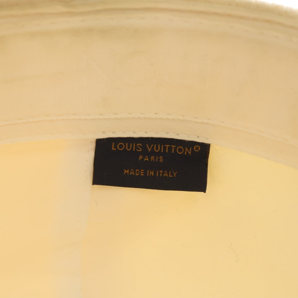 LOUIS VUITTON(ルイヴィトン) 22AW モノグラム ベルベット ベースボールキャップ 帽子 ホワイト MP3421 レディース