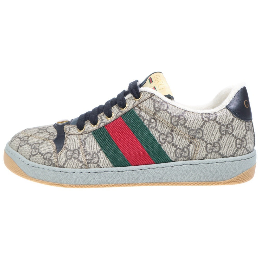 GUCCI(グッチ) Screener Sneaker GGキャンバス スクリーナースニーカー ローカットスニーカー ブラウン 674530