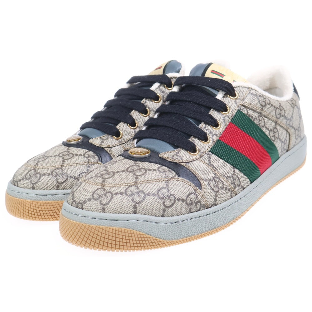 GUCCI(グッチ) Screener Sneaker GGキャンバス スクリーナースニーカー ローカットスニーカー ブラウン 674530