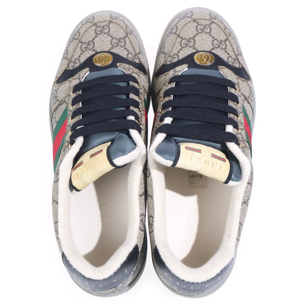 GUCCI(グッチ) Screener Sneaker GGキャンバス スクリーナースニーカー ローカットスニーカー ブラウン 674530