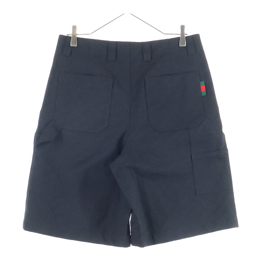 GUCCI(グッチ) GGスプリーム ペインターショーツ ハーフパンツ ブラック 791566
