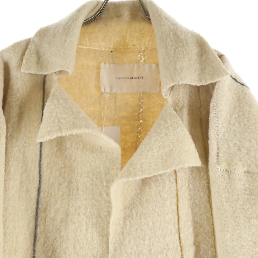 UNSUNG WEAVERS(アンサング ウィーバーズ) Long Embroidered Coat ロング エンブロイダリー コート ベージュ
