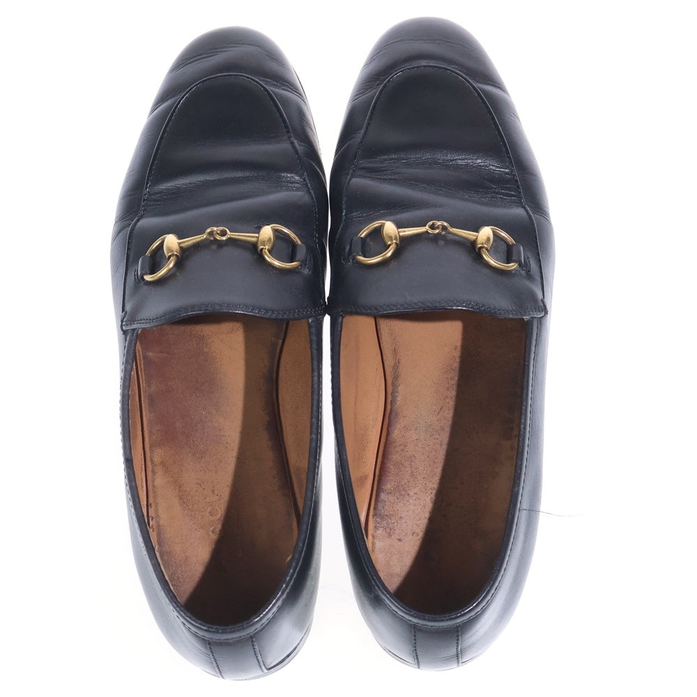 GUCCI(グッチ) ホースビット レザーローファー シューズ ブラック 482464 レディース