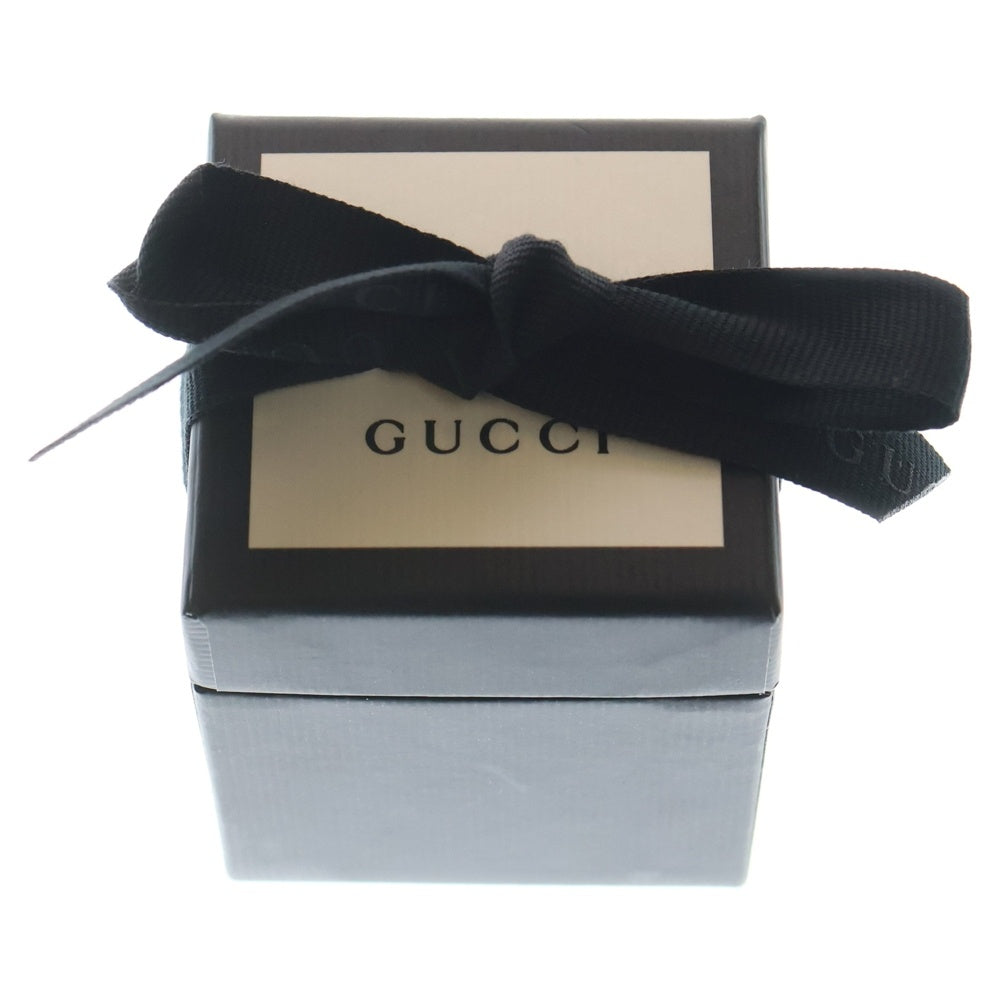 GUCCI(グッチ) GGスプリーム 総柄デザイン シルク スカーフ ブラウン