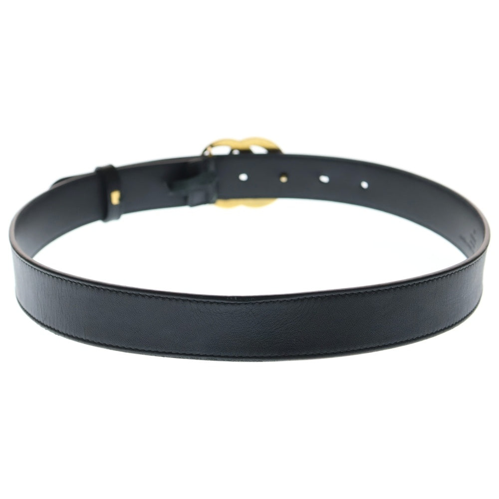 GUCCI(グッチ) GGマーモント レザーベルト ブラック 414516