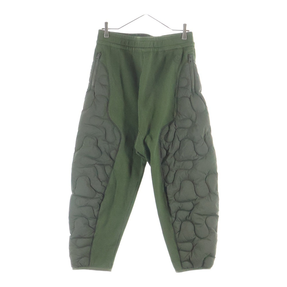 MONCLER(モンクレール) JERSEY PANTS キルティングドッキングスウェットテーパードパンツ カーキ I209D8H00001 M3277