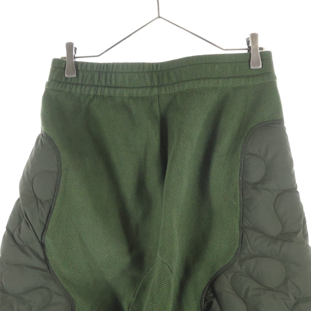 MONCLER(モンクレール) JERSEY PANTS キルティングドッキングスウェットテーパードパンツ カーキ I209D8H00001 M3277