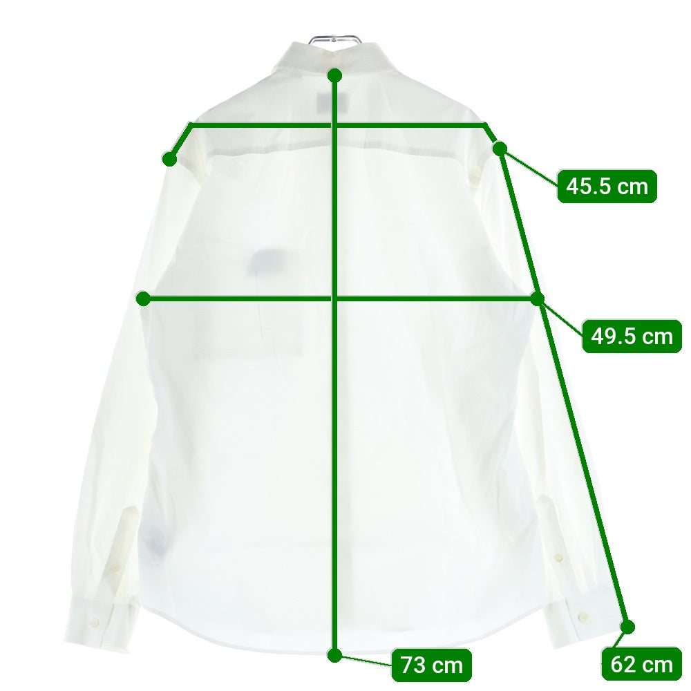 BURBERRY(バーバリー) Logo Stretch Cotton Shirt ロゴストレッチ コットンシャツ 長袖シャツ ホワイト 8021794