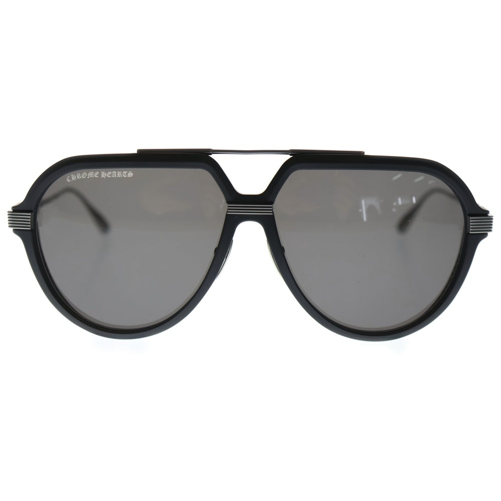 CHROME HEARTS(クロムハーツ) HUGH JAYNUS クロスモチーフ ティアドロップサングラス ブラック