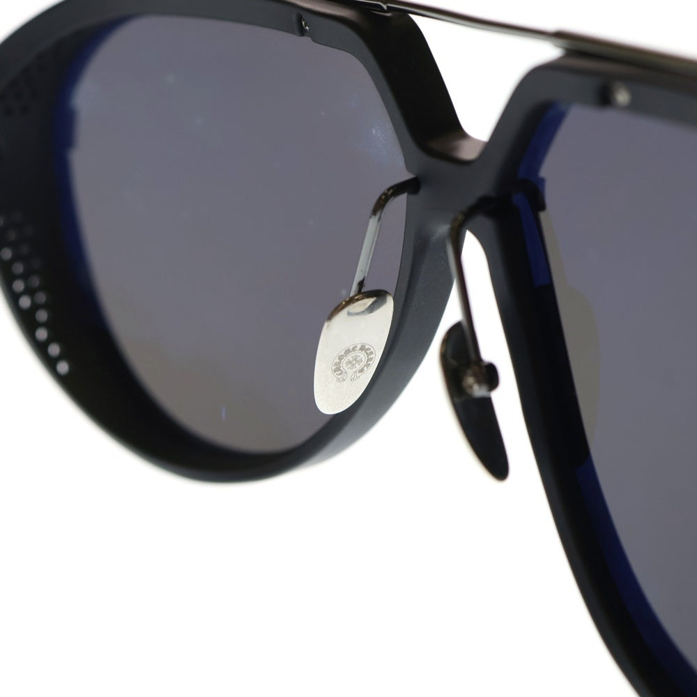 CHROME HEARTS(クロムハーツ) HUGH JAYNUS クロスモチーフ ティアドロップサングラス ブラック