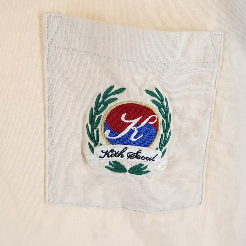 KITH(キス) ソウル限定 半袖Tシャツ カットソー ホワイト KT2E3-TT0132MS1