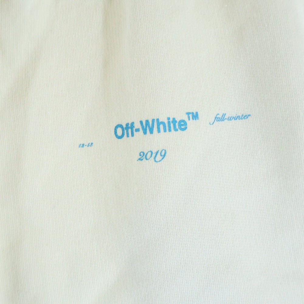 OFF-WHITE(オフホワイト) ロゴデザイン ハーフパンツ ショーツ ホワイト OMCI005F181920320288